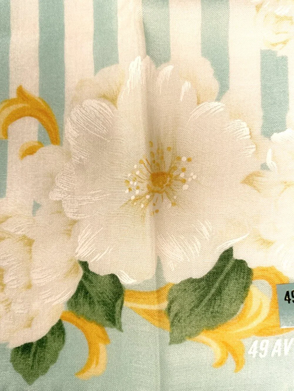 NWT 49AV Junko Shimada Cotton Floral Scarf